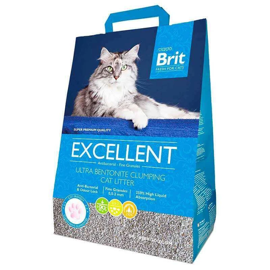 Brit Fresh (Брит Фреш) Excellent - Бентонитовый наполнитель для кошачьих туалетов; 10 кг Sale!: цены и характеристики