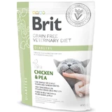 Brit GF Veterinary Diet (Брит Ветеринари Диет) Cat Diabets - Беззерновая диета при диабете с курицей и горохом для кошек; 400 г