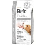 Brit GF Veterinary Diet (Брит Ветеринари Диет) Dog Mobility - Беззерновая диета при нарушении подвижности суставов с селедкой, лососем, горохом и гречкой для собак; 12 кг