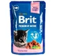 Brit Premium Cat pouch - Вологий корм з білою рибою в соусі для кошенят; 100 г