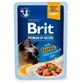 Brit Premium Delicate Fillets in Gravy Tuna - Влажный корм филе тунца в соусе для котов; 85 г