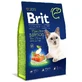 Brit Premium by Nature Cat Sterilized Salmon - Сухой корм с лососем для взрослых стерилизованных котов; 8 кг