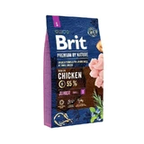 Brit Premium by Nature JUNIOR S - Сухой корм с курицей для щенков и молодых собак мелких пород; 8 кг