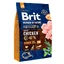 Brit Premium by Nature SENIOR S+M - Сухий корм з куркою для літніх собак дрібних і середніх порід; 3 кг