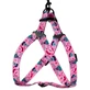 Bronzedog (Бронздог) Dog Urban Flowers Pink - Шлея нейлонова з пластиковою пряжкою для собак різних порід; 2,5х57-73 см (Рожевий)