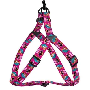 Bronzedog (Бронздог) Dog Urban Mask Pink - Шлея нейлоновая с пластиковой пряжкой для собак различных пород; 2,5х57-73 см (Розовый)