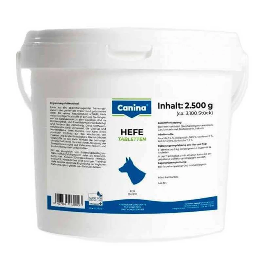 Canina (Каніна) Hefe tabletten - Дріжджі в таблетках для собак; 3100 шт.: ціни та характеристики