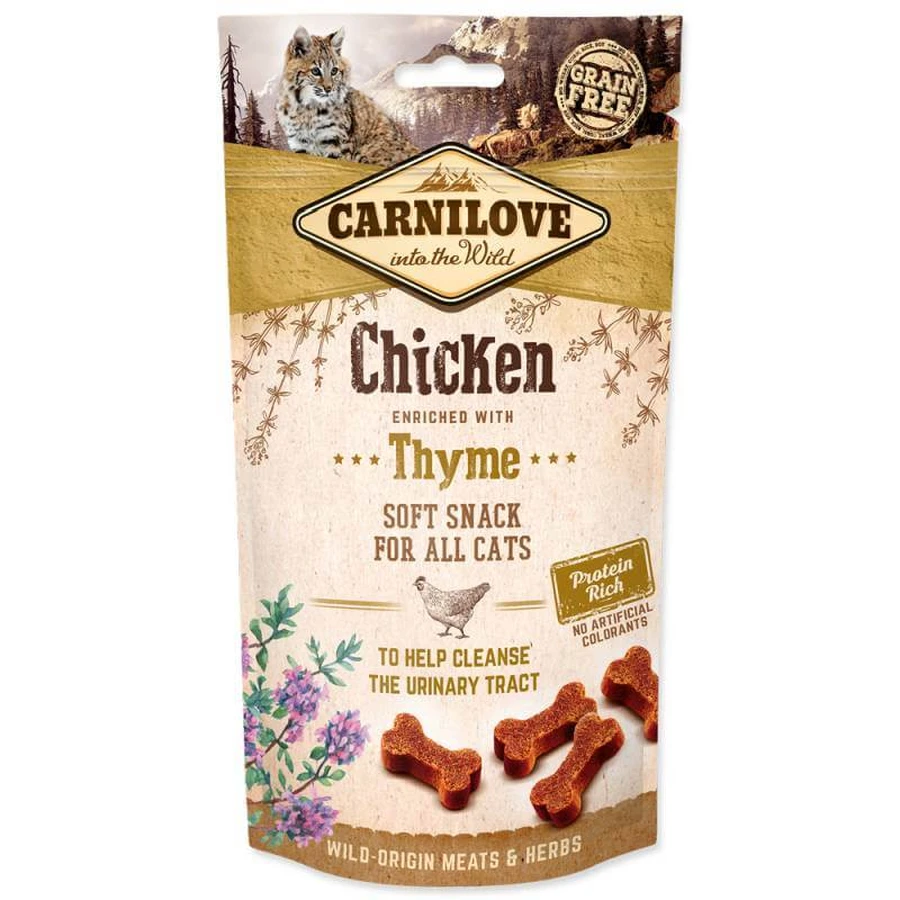 Carnilove Cat Soft Snack - Ласощі з куркою і чебрецем для котів і кішок; 50 г Sale!: ціни та характеристики