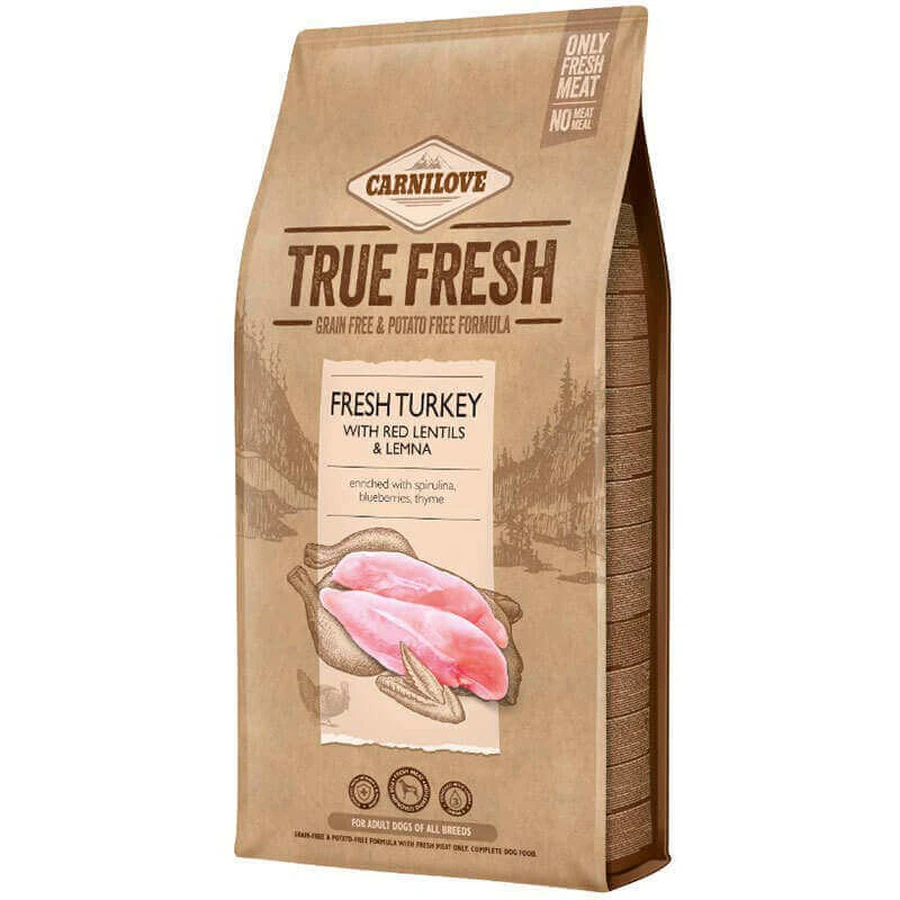 Carnilove True Fresh Turkey - Сухий корм з індичкою для дорослих собак; 11.4 кг: ціни та характеристики