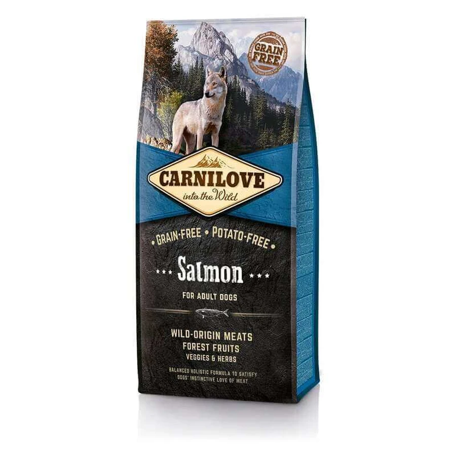 Carnilove Salmon for Adult Dog - Сухий корм з лососем для дорослих собак; 12 кг: ціни та характеристики