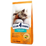 Club 4 Paws Sterilised with Salmon - Сухой корм с лососем для стерилизованных кошек; 14 кг
