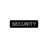 Collar (Коллар) Сменная накладка с надписью на шлею Collar POLICE; SECURITY - № 1-2 (Черный)