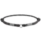Collar WAUDOG Smart ID Black - Світловідбивний шнурок для адресника з паракорду; S / 25-45 см (Чорний)