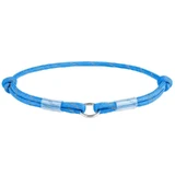 Collar WAUDOG Smart ID Blue - Светоотражающий шнурок для адресника из паракорда; М / 42-76 см (Синий)