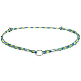 Collar WAUDOG Smart ID Colors of freedom - Світловідбивний шнурок для адресника з паракорду; М / 42-76 см