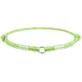 Collar WAUDOG Smart ID Green - Светоотражающий шнурок для адресника из паракорда, светящийся в темноте; М / 42-76 см (Салатовый)
