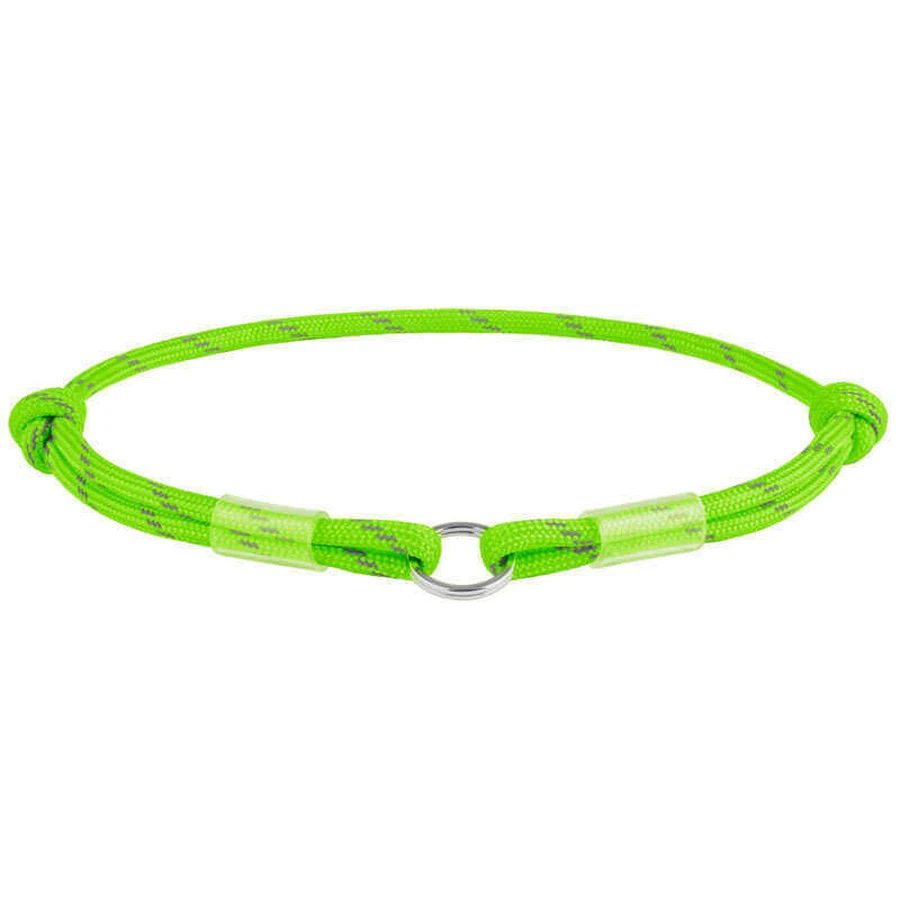 Collar WAUDOG Smart ID Green - Світловідбивний шнурок для адресника з паракорду; S / 25-45 см (Салатовий): ціни та характеристики