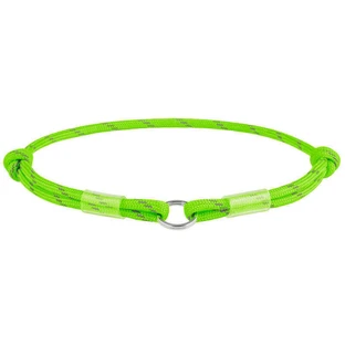 Collar WAUDOG Smart ID Green - Світловідбивний шнурок для адресника з паракорду; М / 42-76 см (Салатовий)