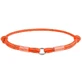 Collar WAUDOG Smart ID Orange - Светоотражающий шнурок для адресника из паракорда; S / 25-45 см (Оранжевый)