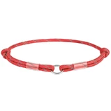 Collar WAUDOG Smart ID Red - Светоотражающий шнурок для адресника из паракорда; S / 25-45 см (Красный)
