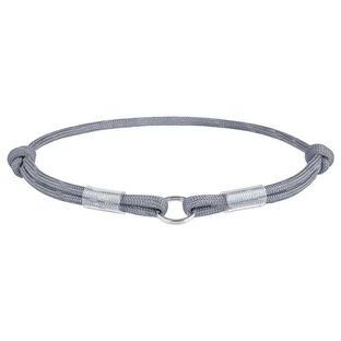 Collar WAUDOG Smart ID Silver - Світловідбивний шнурок для адресника з паракорду; S / 25-45 см (Срібний)