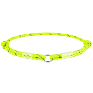 Collar WAUDOG Smart ID Yellow - Світловідбивний шнурок для адресника з паракорду; М / 42-76 см (Жовтий)
