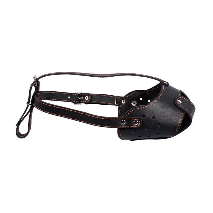 Collar (Коллар) Намордник твердий (бультер'єр); 8х33 см (Чорний): ціни та характеристики