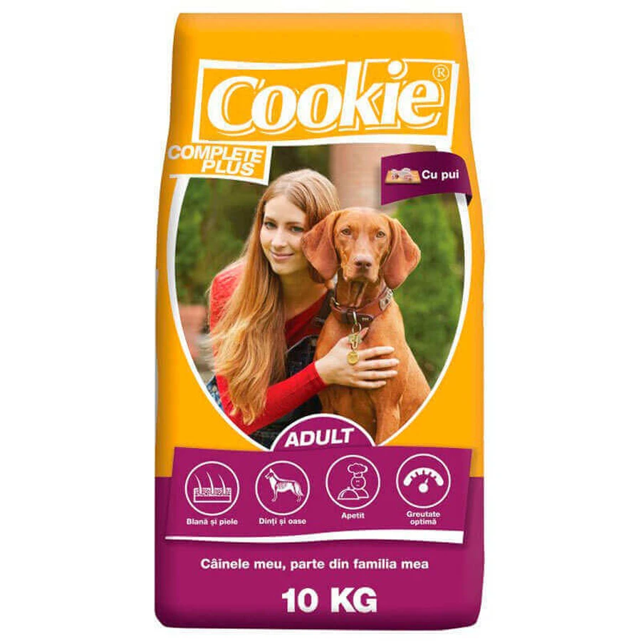 Cookie (Куки) Complete plus Chicken - Сухой полнорационный корм с курицей для собак; 10 кг: цены и характеристики