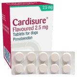 Кардішур (Cardisure) by Dechra Limited - Препарат для лікування серцево-судинних захворювань у собак (аналог Ветмедіна); 2,5 мг / 10 табл. (blister)