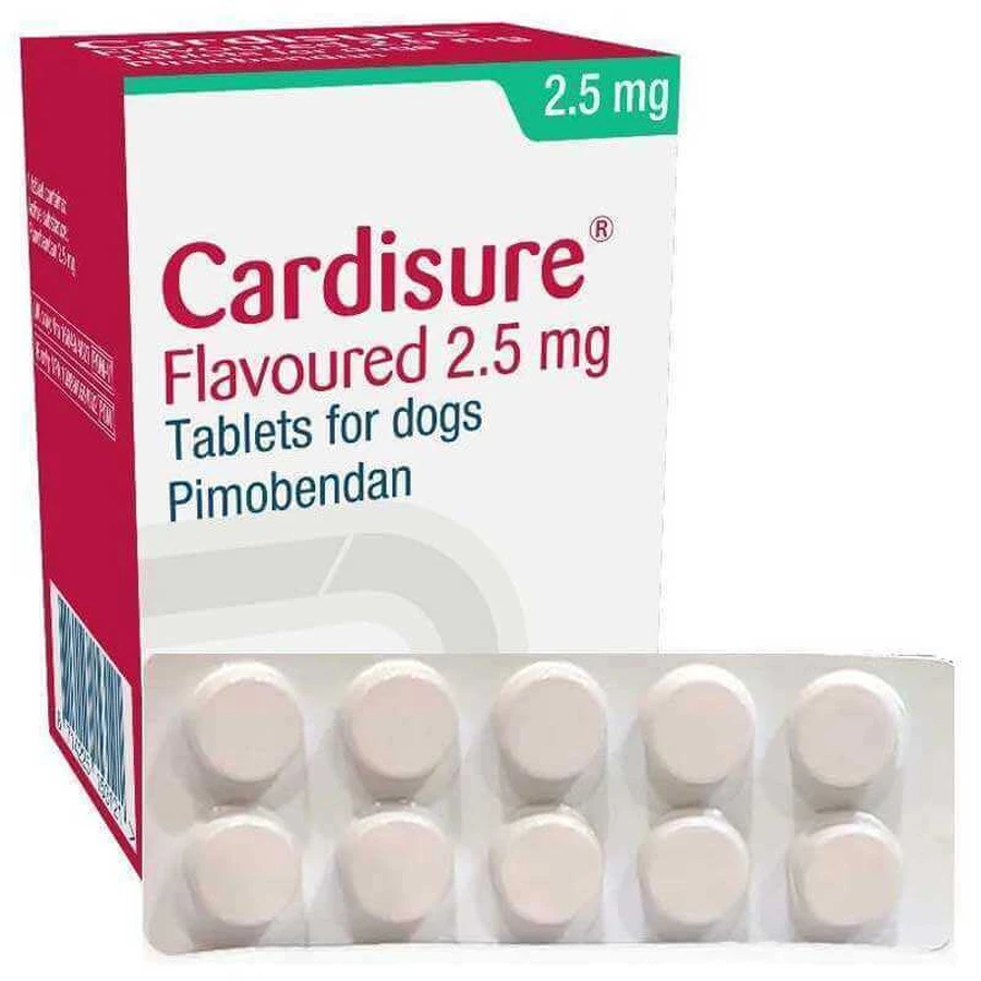 Кардишур (Cardisure) by Dechra Limited - Препарат для лечения сердечно-сосудистых заболеваний у собак (аналог Ветмедина); 2,5 мг / 10 табл. (blister): цены и характеристики