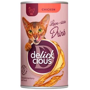 Delickcious Chicken - Напій з куркою для котів; 140 г