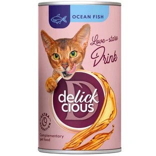 Delickcious Ocean Fish - Напій з океанічною рибою для котів; 140 г