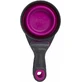 Dexas (Дексас) Collapsible KlipScoop - Мерный стакан складной на клипсе для собак и кошек; 240 мл (Фиолетовый)