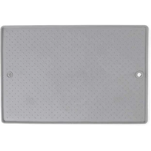 Dexas (Дексас) Pet Bowl Grippmat - Антискользящий коврик под миски для собак и кошек; 33х48,2 см (Светло-серый)
