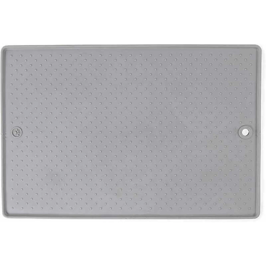 Dexas (Дексас) Pet Bowl Grippmat - Антискользящий коврик под миски для собак и кошек; 33х48,2 см (Светло-серый): цены и характеристики