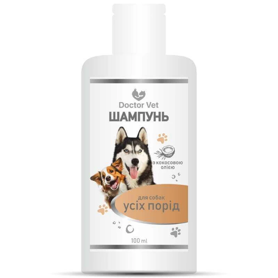 Doctor Vet - Шампунь з кокосовою олією для собак усіх порід; 100 мл: ціни та характеристики