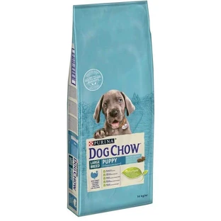 Dog Chow Puppy Large Breed - Сухий корм з індичкою для цуценят собак великих порід; 14 кг