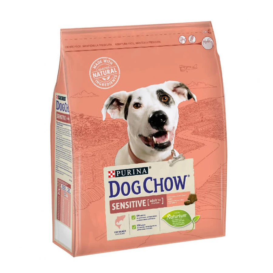 Dog Chow Adult Sensitive - Сухий корм з лососем і рисом для собак; 2,5 кг Sale!: ціни та характеристики