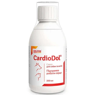 Dolfos (Дольфос) CardioDol - Сироп КардиоДол для поддержания работы сердца для собак и кошек; 250 мл