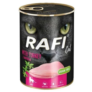 Dolina Noteci RAFI Cat with Duck - Вологий корм з качкою для дорослих котів; 400 г