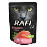 Dolina Noteci RAFI Cat with Salmon - Вологий корм з лососем для дорослих котів; 300 г