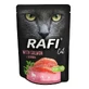 Dolina Noteci RAFI Cat with Salmon - Вологий корм з лососем для дорослих котів; 300 г