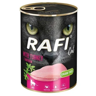 Dolina Noteci RAFI Cat with Turkey - Вологий корм з індичкою для дорослих котів; 400 г