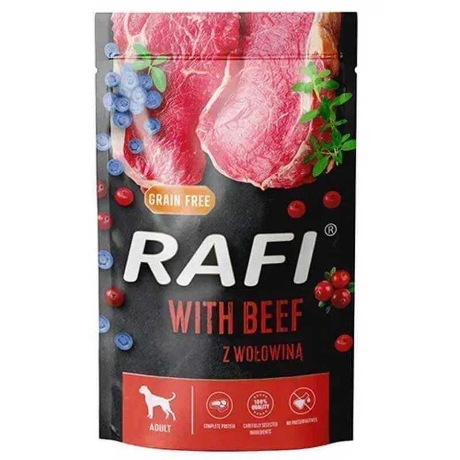 Dolina Noteci RAFI Dog with Beef - Влажный корм с говядиной для взрослых собак; 500 г: цены и характеристики