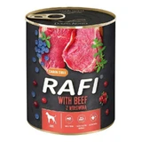 Dolina Noteci RAFI Dog with Beef - Консервований корм з яловичиною, лохиною та журавлиною для дорослих собак (паштет); 800 г