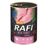 Dolina Noteci RAFI Dog with Turkey - Консервированный корм с индейкой, голубикой и клюквой для взрослых собак (паштет); 400 г