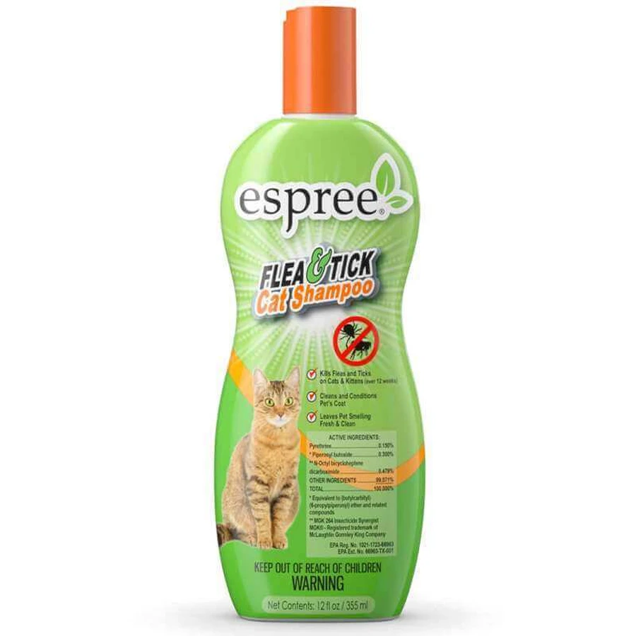 Espree (Эспри) Flea & Tick Cat Shampoo - Репеллентный шампунь для котов; 355 мл: цены и характеристики