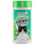 Espree (Еспрі) Silky Cat Aloe Wipes - Вологі серветки для ніжного очищення чутливої шкіри та шерсті котів; 50 шт./уп.