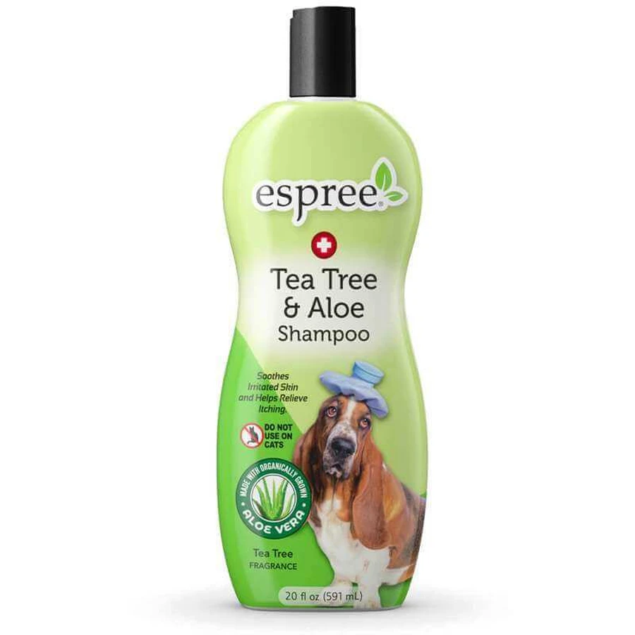 Espree (Еспрі) Tea Tree amp; Aloe Shampoo - Шампунь з маслом чайного дерева і алое вера, при сухості шкіри для собак; 591 мл: ціни та характеристики