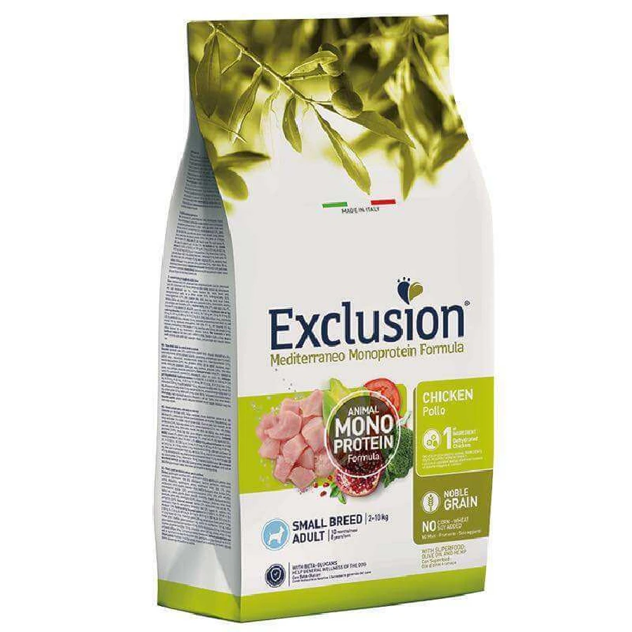Exclusion Noble Grain Adult Chicken Small Breed - Монопротеїновий корм із куркою для дорослих собак дрібних порід; 7 кг: ціни та характеристики